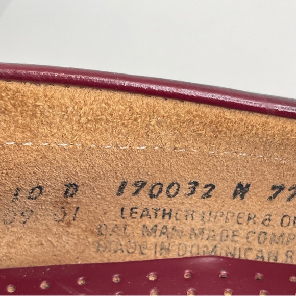 G.H.BASS MENS 1936 LOGAN FLAT STRAP WEEJUNS LOAFER leather sole - Picture 8 of 14